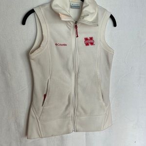 Columbia university of Nebraska cornhusker vest